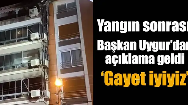 Başkan Uygur’dan mesaj var
