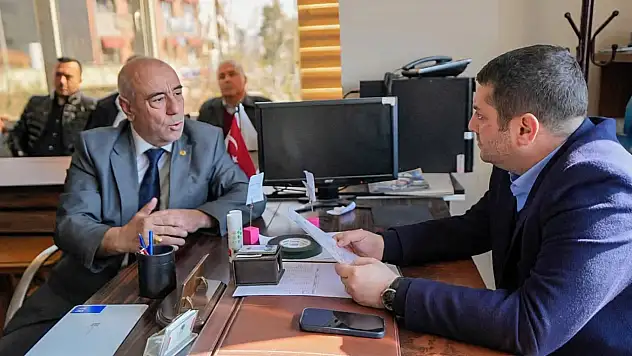 Belediye Başkanı Demir ve Şoförler Odası Başkanı Akman ulaşımı konuştu