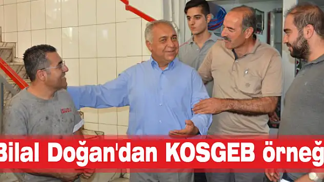 Bilal Doğan’dan KOSGEB örneği