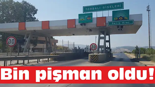 Bin pişman oldu!