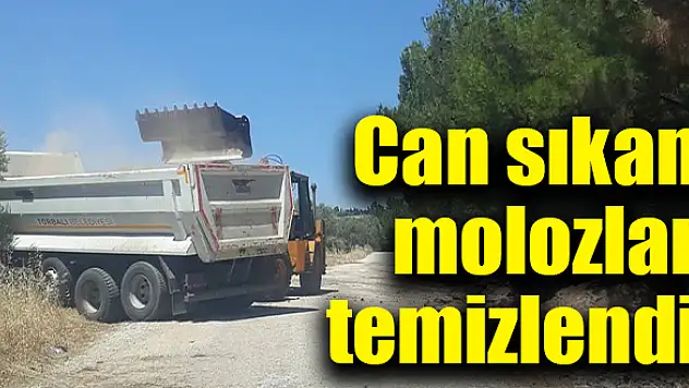 Can sıkan molozlar temizlendi