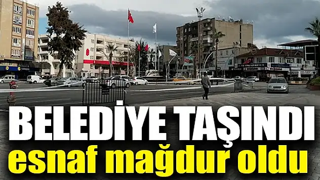 Çarşı esnafı belediyeyi mumla arıyor