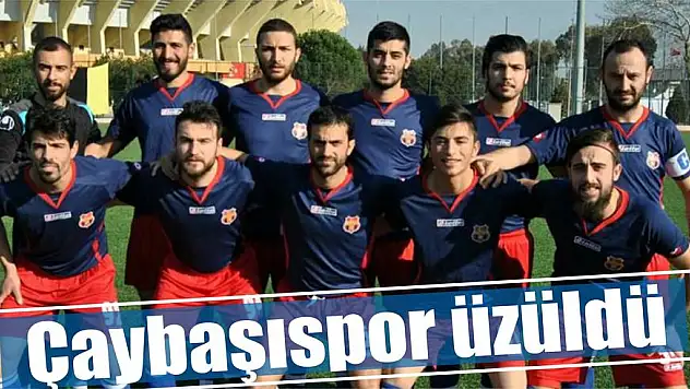Çaybaşıspor üzüldü