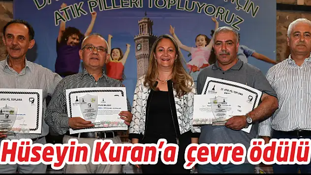 Çevre kahramanları ödüllerini aldı