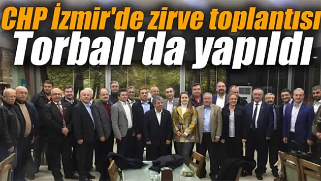 CHP İzmir'de gözler kaybedilen ilçelerde