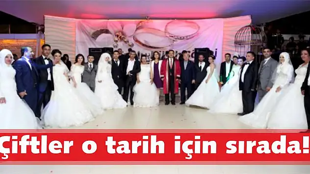 Çiftler o tarih için sırada!