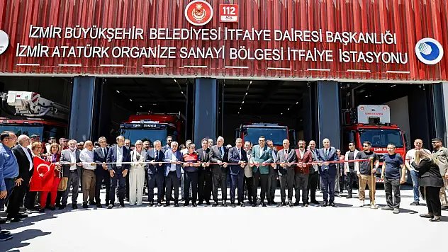 Çiğli İAOSB itfaiye istasyonu hizmete açıldı