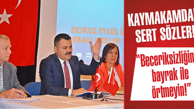 'Çirkin duvarlarınızı bizim mübarek bayrağımızla örtmekten vazgeçin'