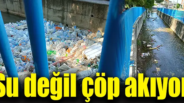 Çöpten su görünmez hale geldi