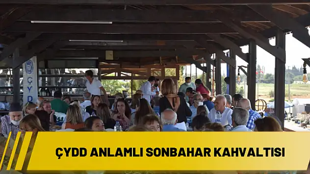 ÇYDD anlamlı sonbahar kahvaltısı
