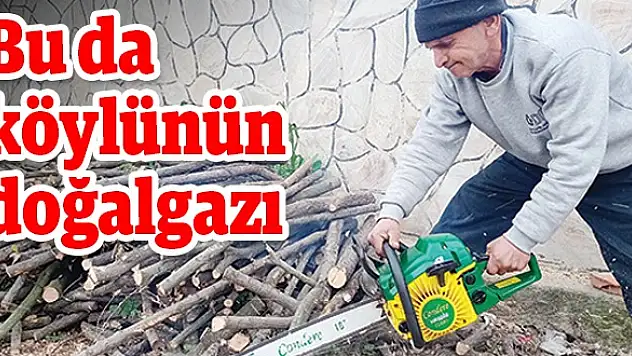 Bu da köylünün doğalgazı