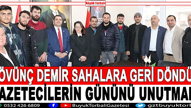Demir, gazetecilerin gününü unutmadı