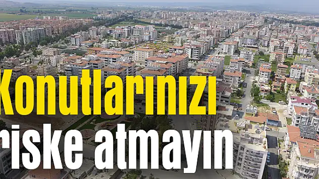 Depremlerden ders çıtarmalıyız