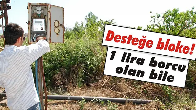 Desteğe bloke!