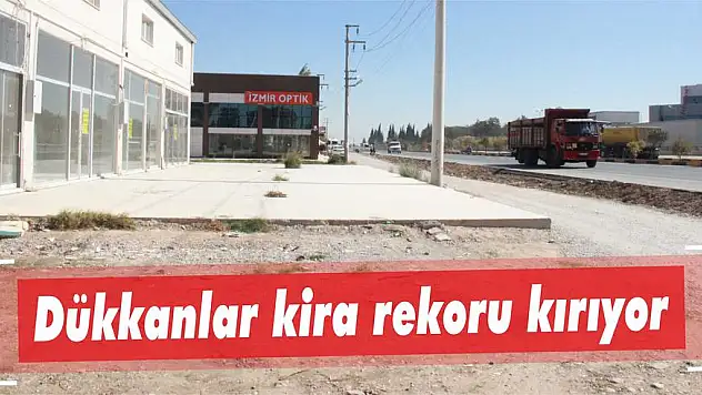 Dükkanlar kira rekoru kırıyor