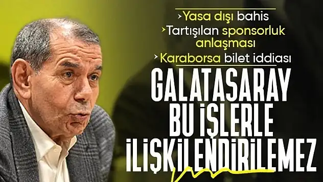 DURSUN ÖZBEK'TEN YASA DIŞI BAHİS, SPONSORLUK VE KARABORSA BİLET İDDİALARINA NET YANIT
