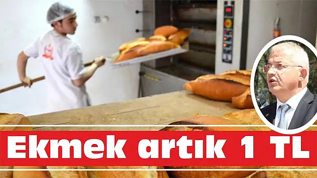Ekmek artık 1 TL