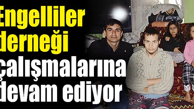 Engellilere yardımlar devam ediyor