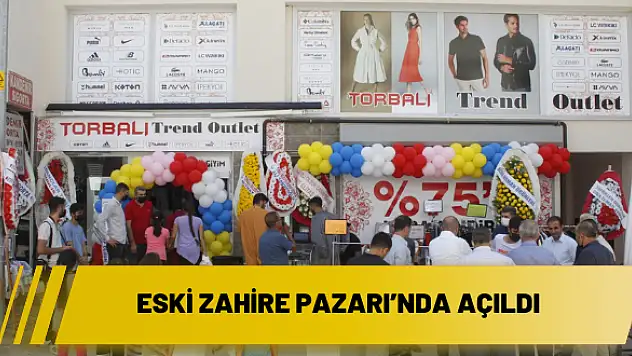 Eski Zahire Pazarı'nda açıldı