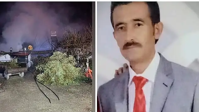 Evde yangın çıktı 1 kişi hayatını kaybetti