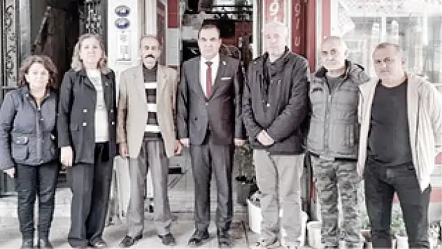 FAHRAN BAŞKANA DESTEK ZİYARETİ