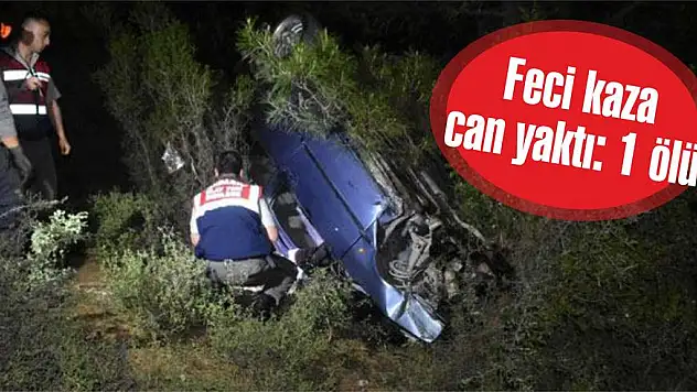 Feci kaza can yaktı: 1 ölü