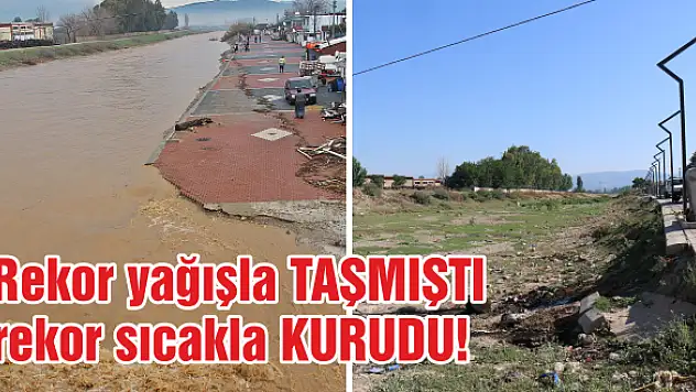 Fetrek çayı taşmıştı