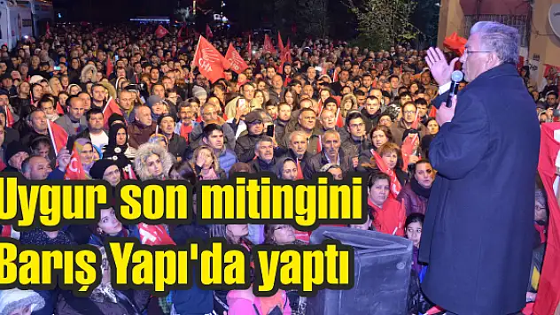 Fırtınaya rağmen geldiniz, teşekkür ederim