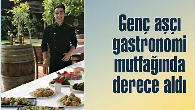 Gastronomi mutfağı yarışmasında ikinci oldu