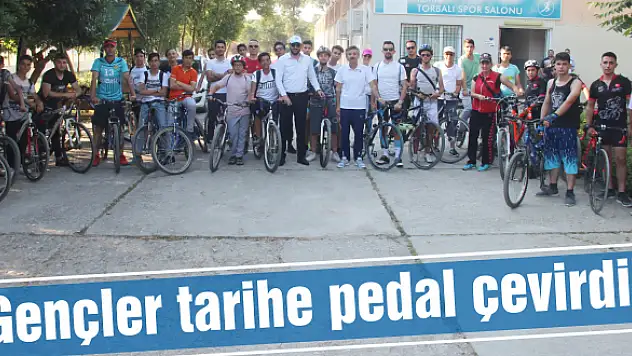 Gençler tarihe pedal çevirdi!