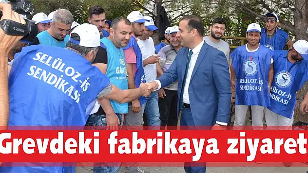 Grevdeki fabrikaya ziyaret