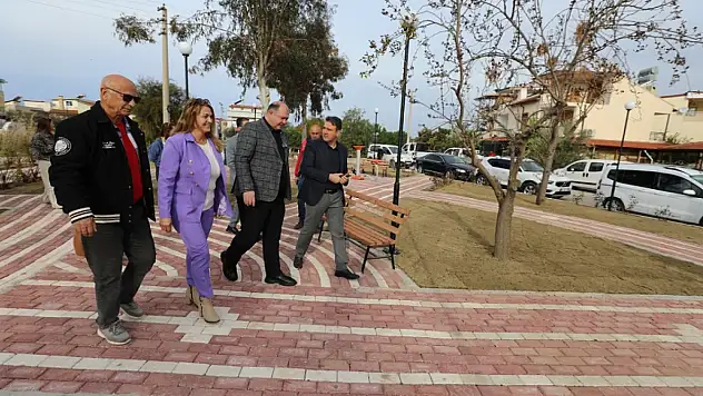 Gümüldür'de İnönü Park'ı hizmete sunuldu