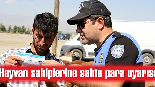 Hayvan sahiplerine sahte para uyarısı