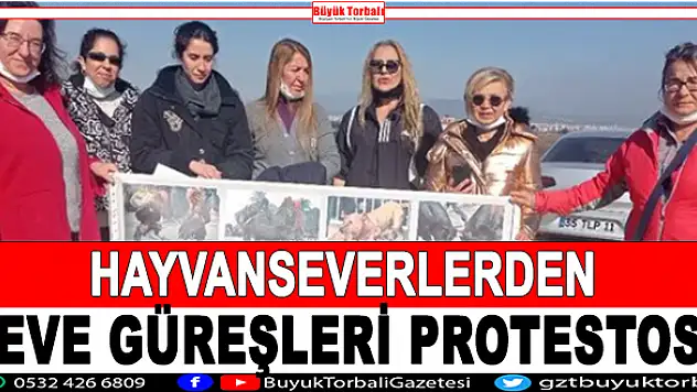 Hayvan severlerden deve güreşleri protestosu