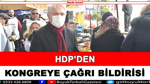 HDP Perşembe Pazarında bildiri dağıttı
