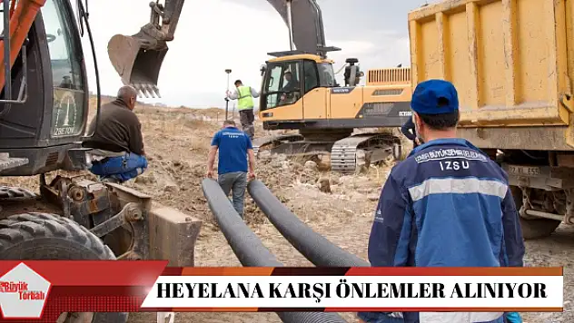 Heyelana karşı yüzey suları kontrol altına alınıyor