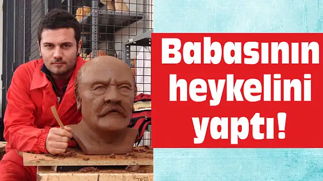 Heykeli İspanya'da yaptı