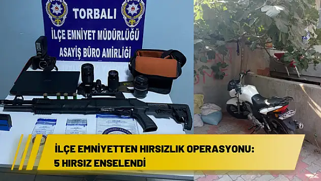 İlçe Emniyet hırsızları enseledi