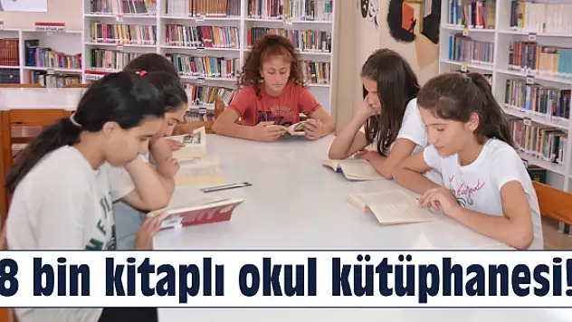 İlçe kütüphanelerinden daha zengin