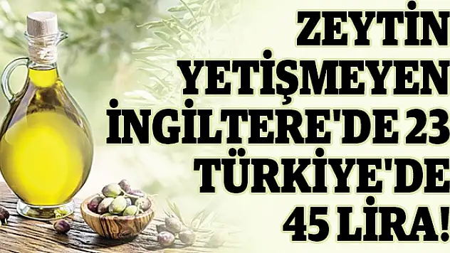 İngiltere’de 23 lira, Türkiye’de 45 lira!