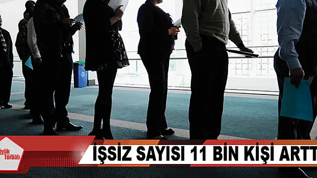 İşsiz sayısı 11 bin kişi arttı