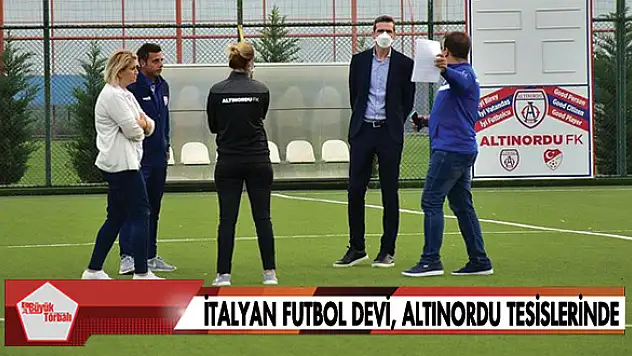 İtalyan futbol devi Altınordu tesislerinde