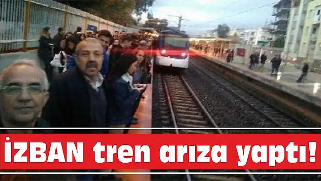 İZBAN tren arıza yaptı!