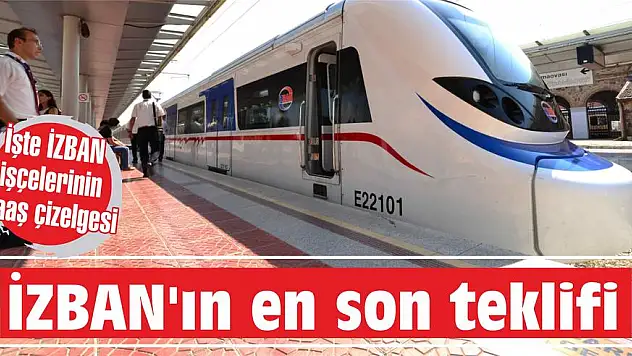 İZBAN'ın en son teklifi