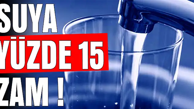 İzmir Büyükşehir Belediyesi suya yüzde 15 zam yaptı