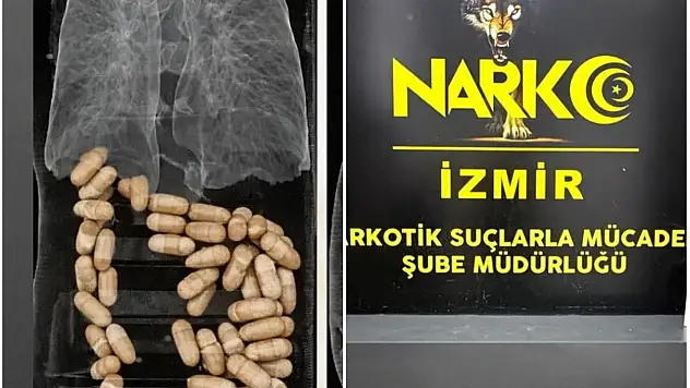İzmir'de havalimanında uyuşturucu operasyonu: Midelerinden 1,3 kilo eroin çıktı
