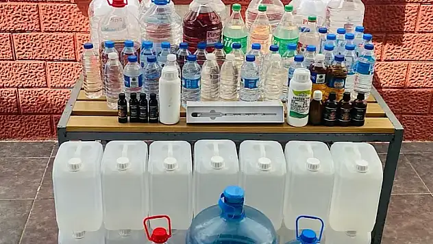 Kaçak alkol operasyonu: 8 bin litreyi aştı