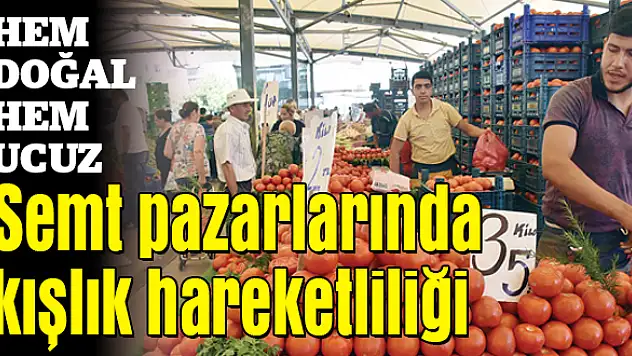 Kadınlar mutfakta kış hazırlıklarına başladı