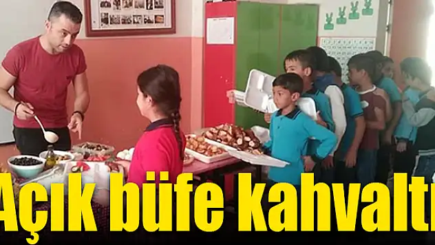 Kahvaltılarını paylaşıp birlikte tüketiyorlar