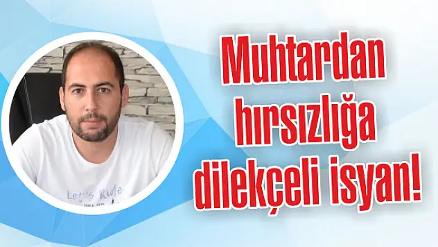 Kamera takılması için kaymakamlığa dilekçe yazdı